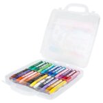 Пастели маслени Deli Color Emotion EC20124,24 цвята, в PP прозрачна кутия