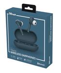 Безжични слушалки Trust Nika Touch Bluetooth Earphones Blue