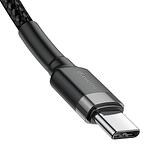 Кабел Baseus Cafule Cable USB Type-C to USB Type-C 2m Gray