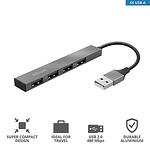 USB хъб Trust Halyx 4-Port Mini