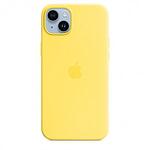 Apple iPhone 14 Plus Silicone Case with MagSafe - Canary Yellow (SEASONAL 2023 Spring)