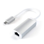 Satechi Aluminium TYPE-C to Ethernet Adapter - Silver
