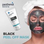 Черна дълбокопочистваща маска за лице с активен въглен Panthenol Extra, 75ml