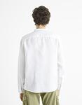 Риза дълъг ръкав, 100 % лен, права кройка, BAMAOFLAX