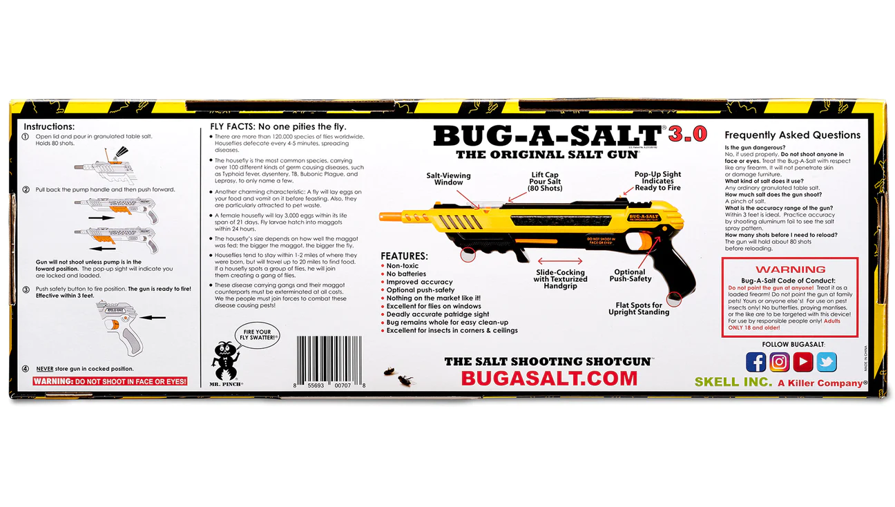 BUG-A-Salt 3.0 Пушка за Насекоми ADVANCED COMBAT FIBRE OPTIC-Copy
