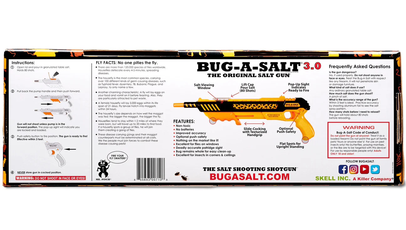 BUG-A-Salt 3.0 Пушка за Насекоми ORANGE CRUSH EDITION