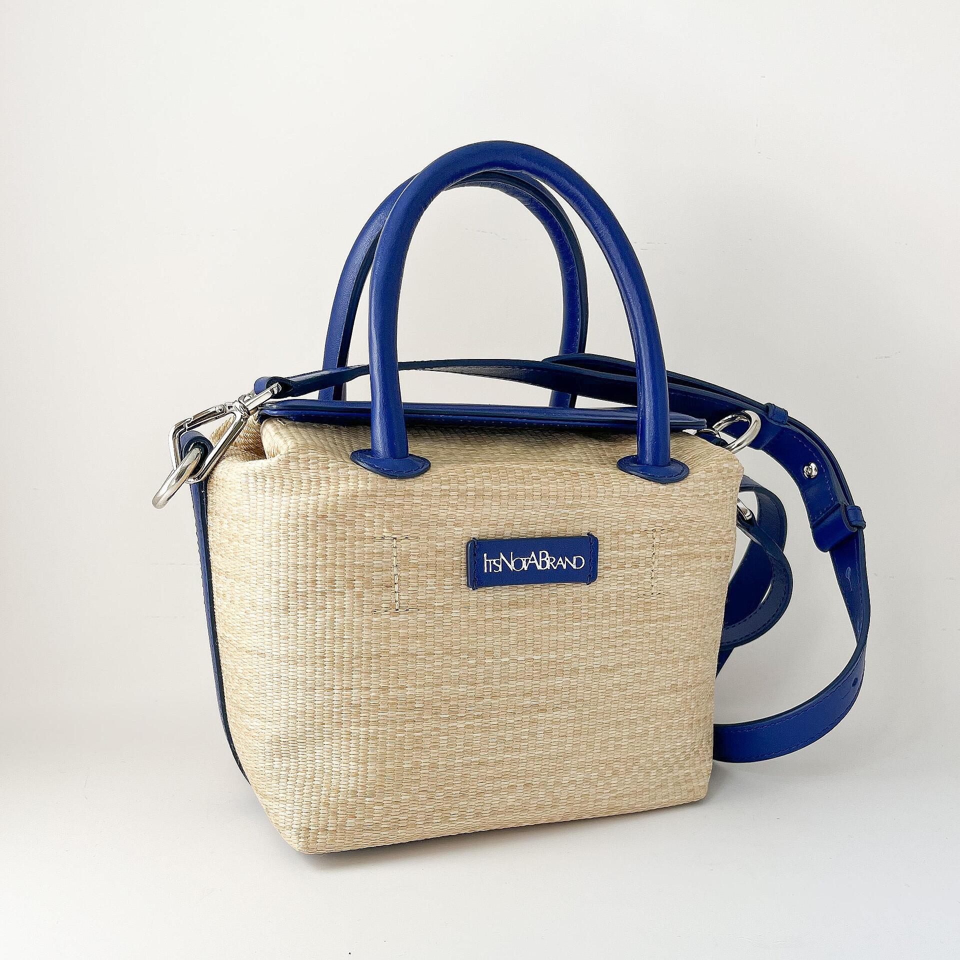 It'sNotABrand SS23 Azure Straw Box Bag