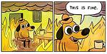 Youtooz: Meme - This is Fine Vinyl Figure