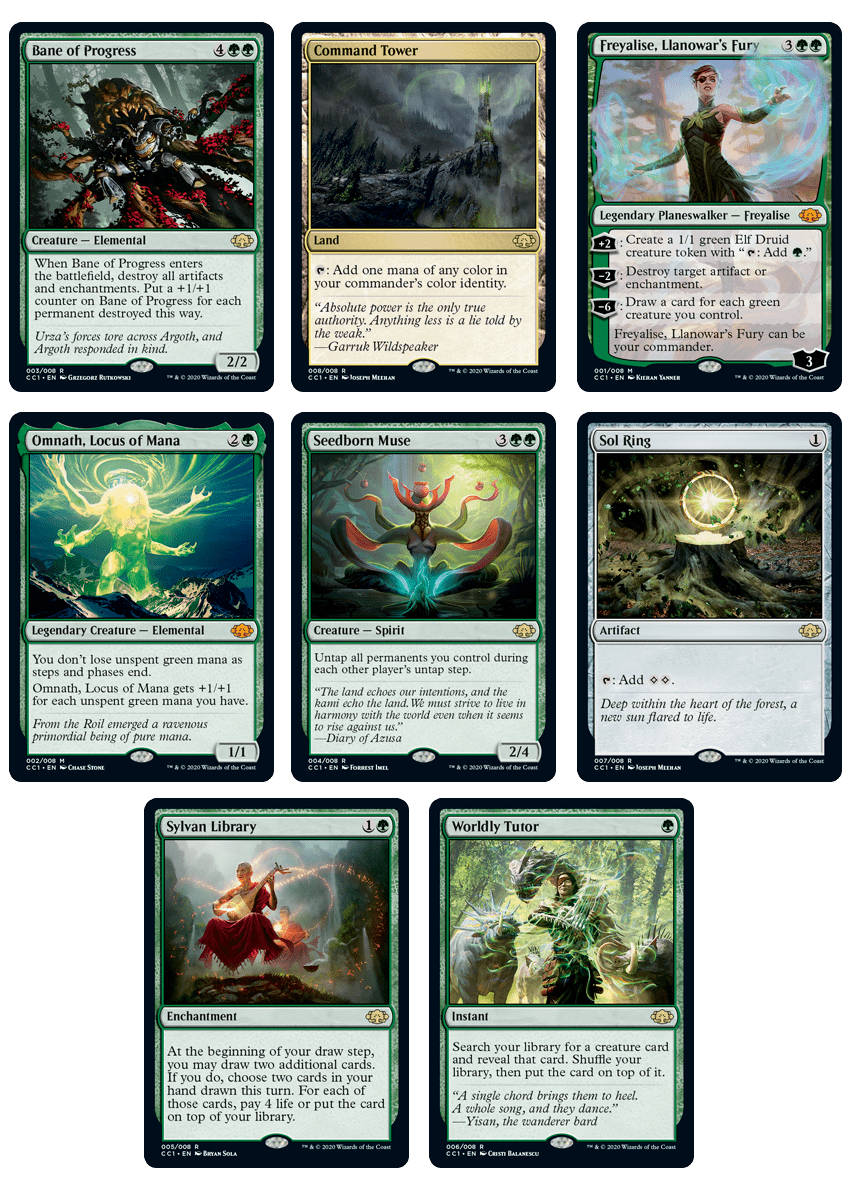 commander collection green