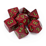 Chessex D&D dice set -  Зарове - Set of 7 dices - 7 бр