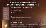 MTG - Dominaria Remastered Draft Booster