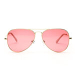 Слънчеви очила Aviator розови