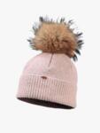 Зимна розова шапка Tristano с помпон