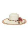 Дамска лятна шапка с цвете