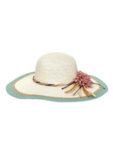 Дамска лятна шапка с цвете мента