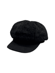 Класически черен дамски каскет с елегантна кройка