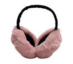 Дамски ушанки с розови пухчета