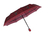 Пъстър дамски чадър, полуавтоматичен