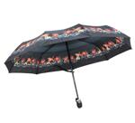 Автоматичен дамски чадър с цветя в пастелни тонове