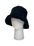 Черна дамска шапка идиотка, екстравагантна с UV защита