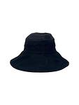 Памучна шапка идиотка, черна с UV защита