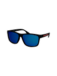 Мъжки слънчеви очила с огледално стъкло, сини