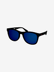 Слънчеви очила B с огледални сини лещи и черна матова рамка