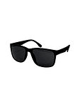 Слънчеви очила B с черни лещи и черна матова рамка, wayfarer