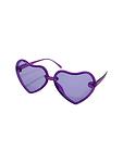 Виолетови дамски очила със сърцевидна форма