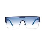 Сини дамски слънчеви очила с преливащи лещи