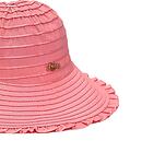 Тъмносиня памучна лятна дамска шапка с волан-Copy