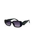 Дамски слънчеви очила GM с лилави преливащи лещи и зелена дръжка