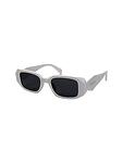 Дамски слънчеви очила GM с бяла рамка и черни лещи