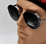 Артистични слънчеви очила Тед Браун, кръгли - техно стил