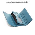 Жълто дамско портмоне Verde, градиент-Copy