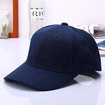 Тъмно синя памучна шапка бейзбол