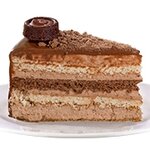 Шоколадова Бисквитка - бисквитена торта с течен шоколад; орехи и шоколадов мус