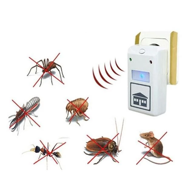 Ултразвуков уред против хлебарки, мишки и други вредители Riddex Plus 2 броя