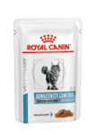 Royal Canin Sensitivity Control - консервирана лечебна храна за котки с хранителна непоносимост и алергии.