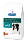 Hill’s Prescription Diet Canine w/d– суха диетична храна за кучета със запек, колит и за поддържане на теглото.