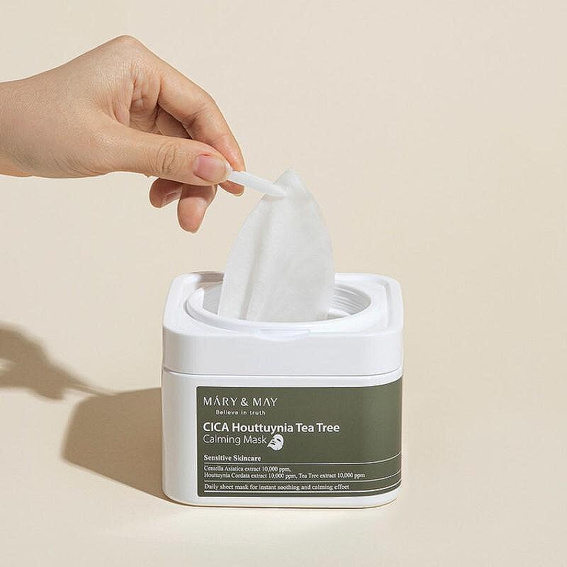 Mary&May CICA Houttuynia Tea Tree Calming Mask (30pcs)