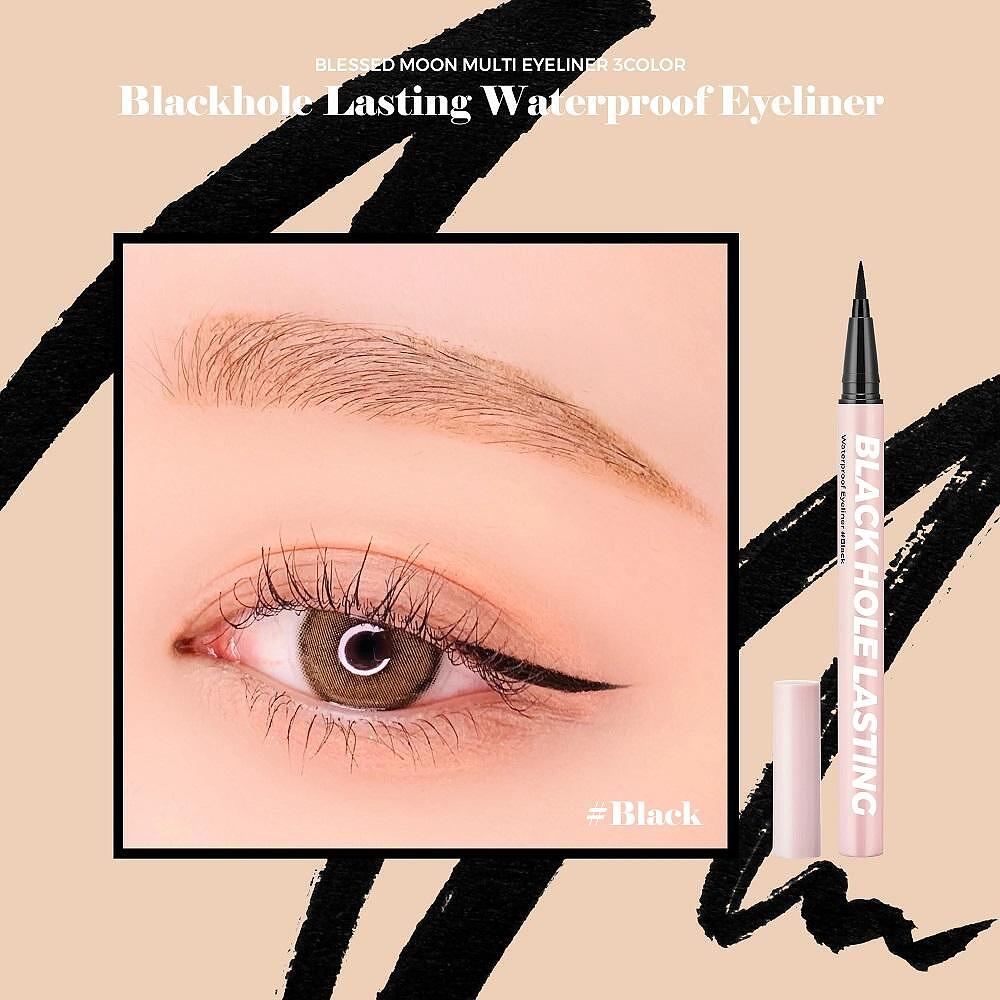 The Blessedmoon Black Hole Lasting Waterproof Eyeliner #BLACK