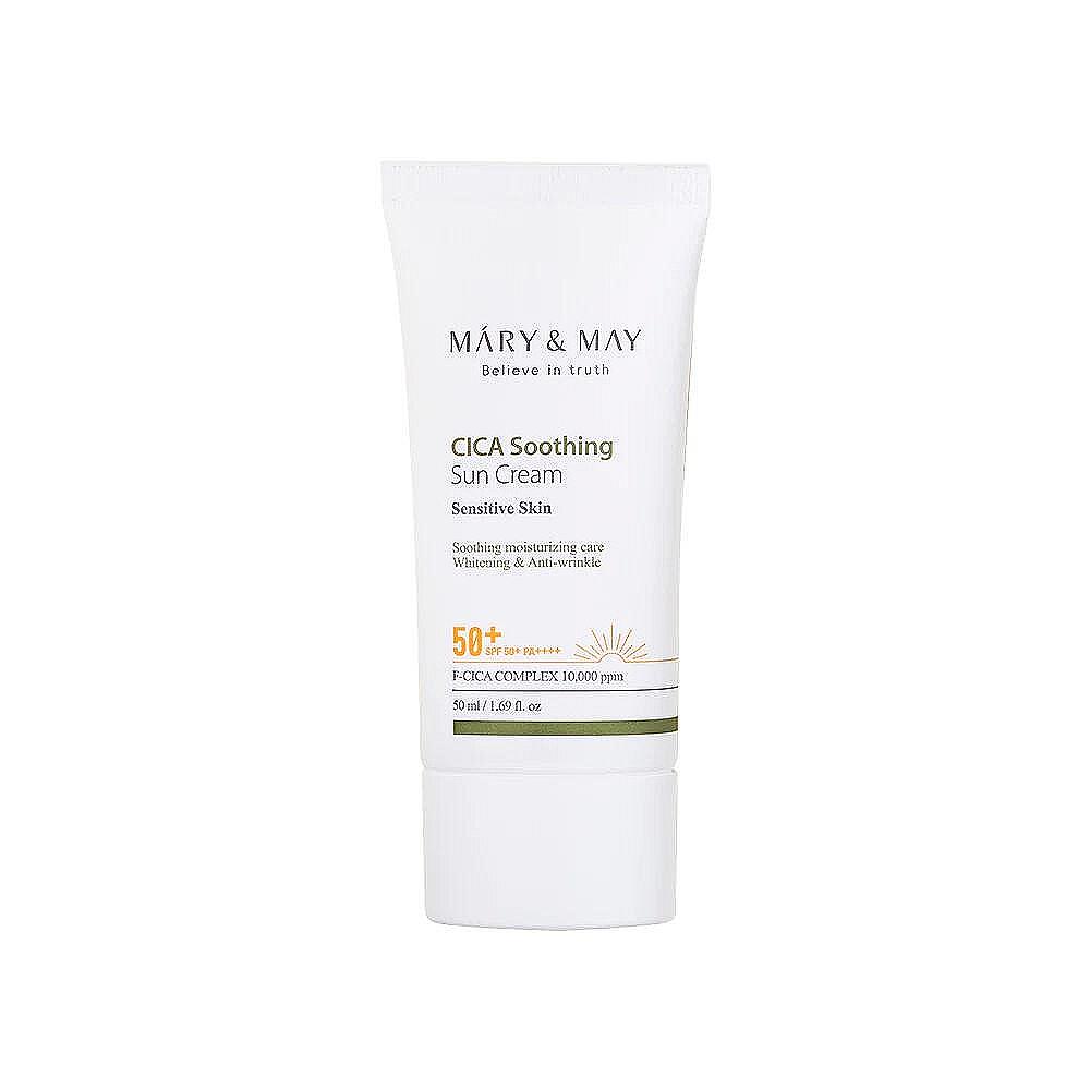 MARY & MAY | Cica Soothing Sun Cream SPF50+ PA++++, 50 ml