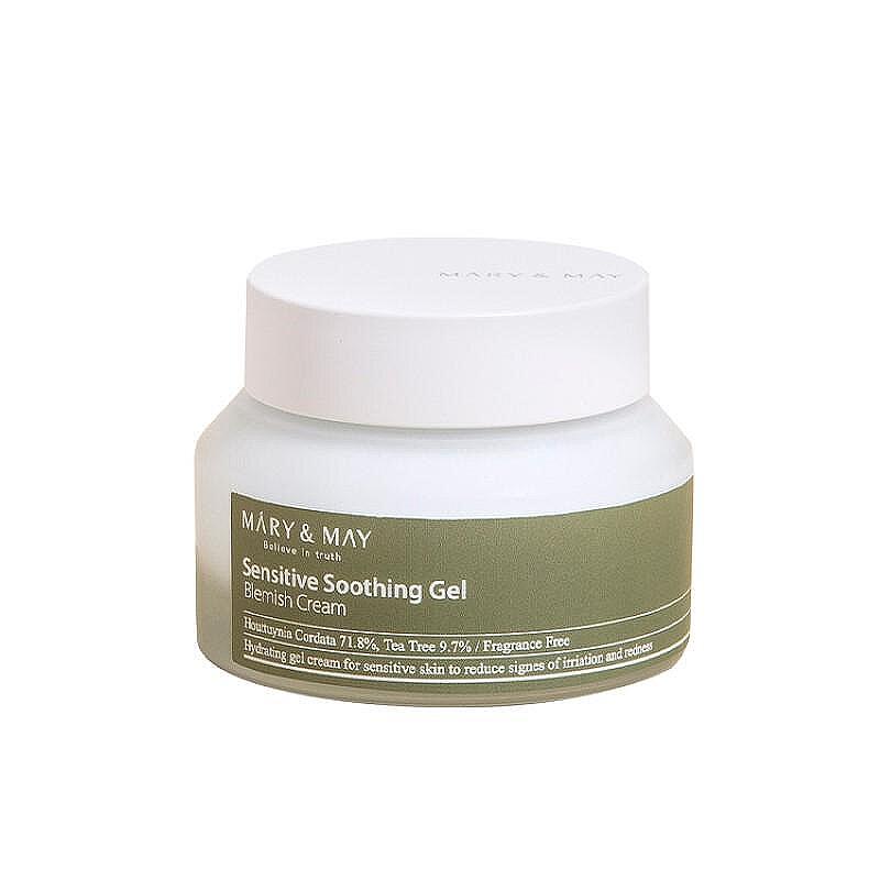 MARY & MAY | Sensitive Soothing Gel Blemish Cream, 70 g