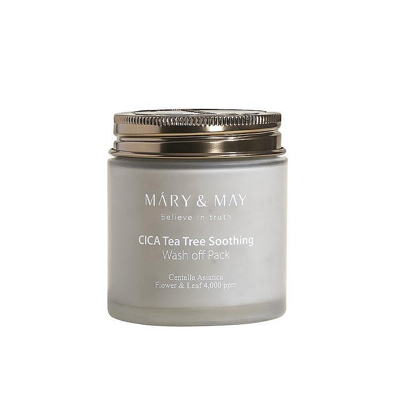 MARY & MAY | Cica Tea Tree Soothing Wash Off Pack, 125 g