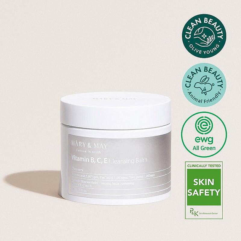 MARY & MAY | Vitamin B, C, E Cleansing Balm, 120 g