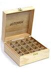 Дървена кутия за съхранения на масла (Logo Engraved Wooden Box)