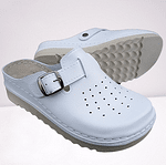 Бели Медицински дамски чехли, с антишок технология на ходилото