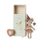 Maileg Tooth Fairy mouse in matchbox - Rose