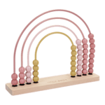 Дървено Сметало Дъга Abacus Pink